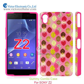 2014 China Suppliers mobile phone accessories combo case for SonyZ2