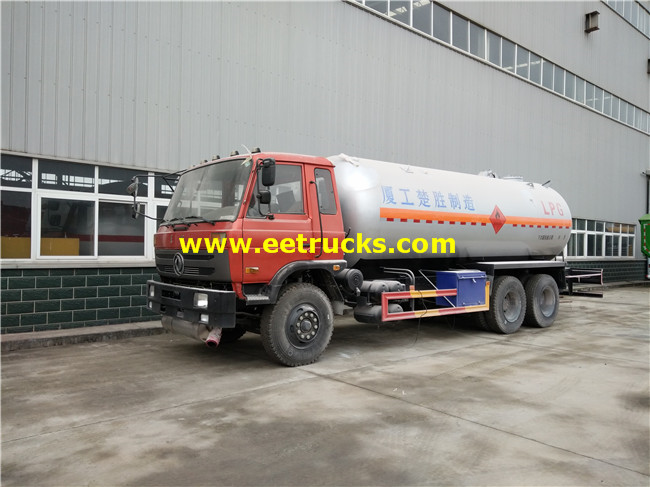 5000 Gallons 10ton LPG Delivery Tanker Trucks