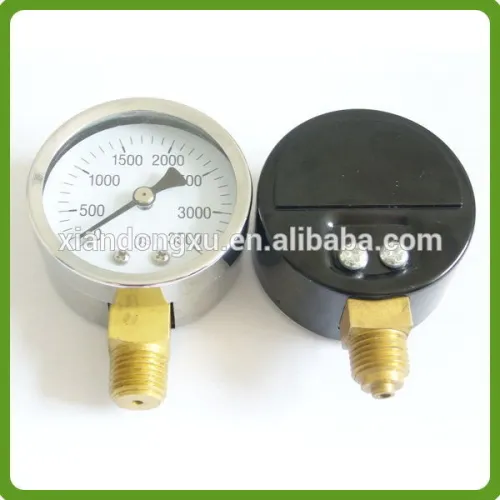 Contemporary Promotional Freon Pressure Gauge With Rubber, High Quality