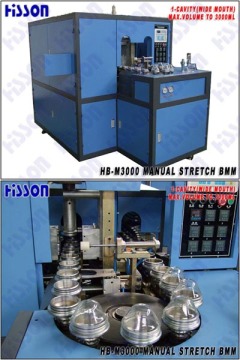 Hb-m3000 Preform Manual Feeding Pet Blow Molding Machine 