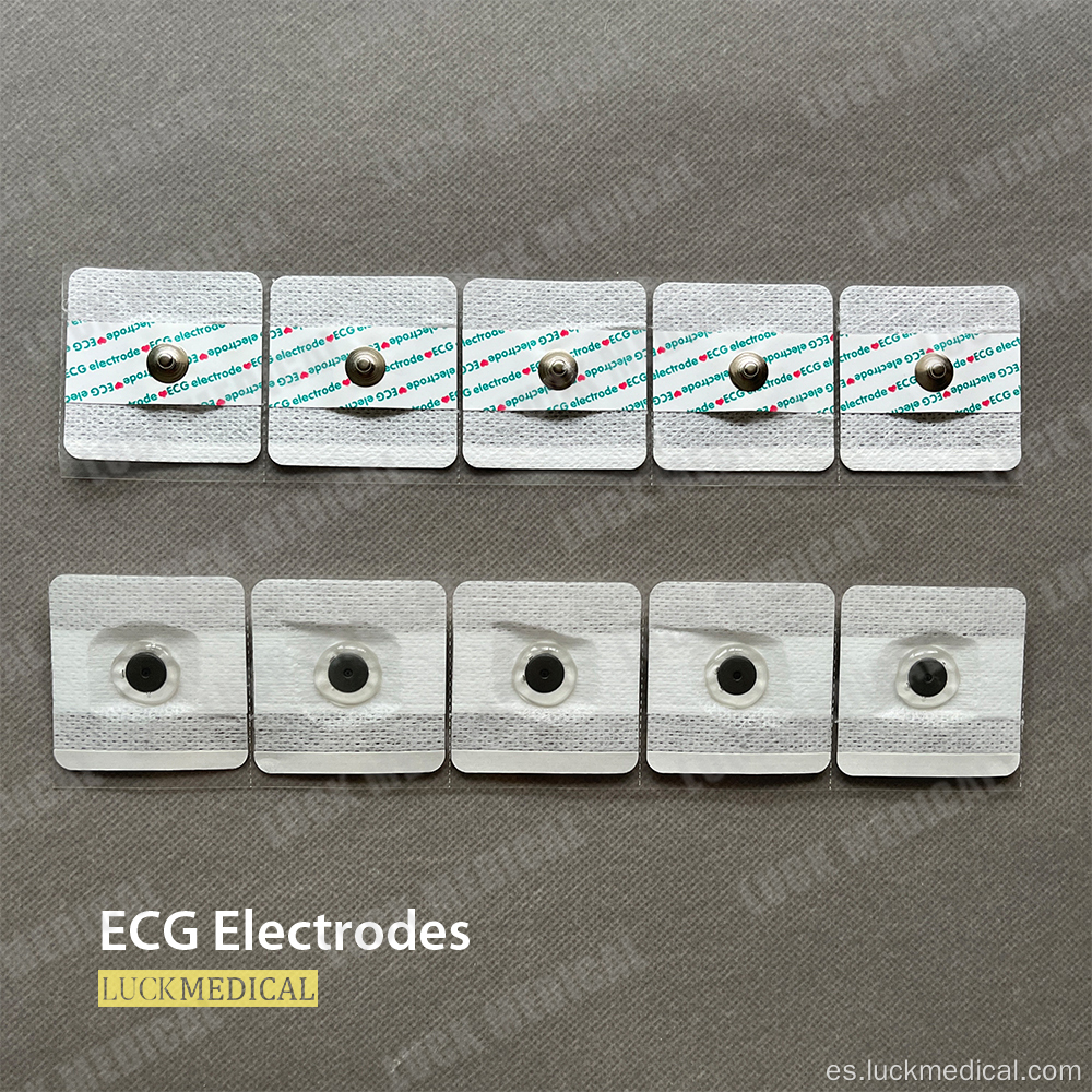 Pestañas ECG de electrodos para pruebas médicas