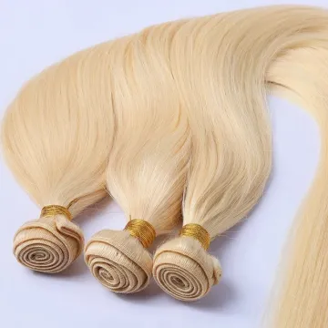 Russian  100% Virgin Human Hair Vendors  613 Raw Virgin Human Hair Extensions Double Drawn 613 Blonde Human Hair Bundles