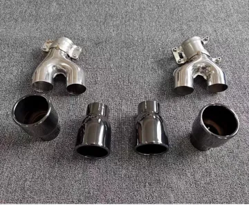 BMW 5 Series G30/G38 530 Modified Exhaust System with Stainless Steel Carbon Fiber M5 Four-Outlet Tailpipes