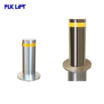 Security Electric Rising Bollards Automatic Hydraulic Lifing Road Blockers 304 Stainless Steel