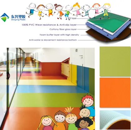 Eco friendly safe kindergarten floor materials