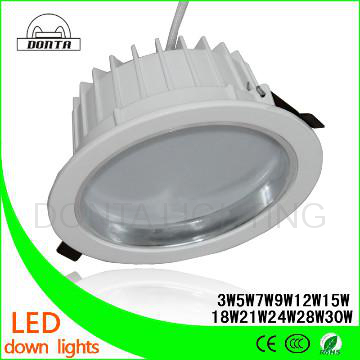 12w 5W/7W/9W/12W/15W led downlight dengan Epistar