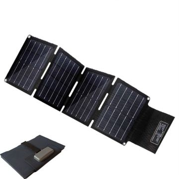 Camping Waterproof Foldable Blanket with Solar Panel for Portable Power Station (40W/50W/100W, 5V/18V, USB)