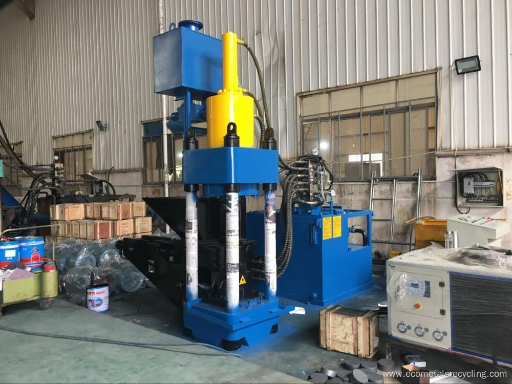 Waste Aluminum Copper Scrap Briquette Recycling Machine