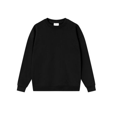 Customized Heavyweight Pullover Hoodie - Solid Color Drop Shoulder Puff Printed Sweatshirt for Men and Women Wholesale