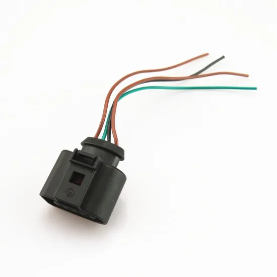 4-Pin Automotive Air Inlet Pressure Sensor Plug and Pigtail Cable for VW, Golf, Passat B5, Audi A4, A6, TT - Part Number 1J0973704