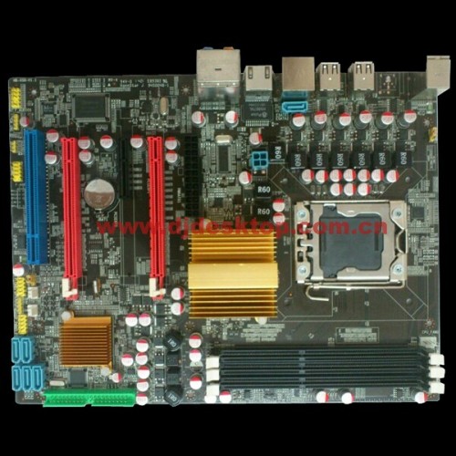 X58-1366 Computer Motherboard with 3*DDR3/IDE/5*SATA