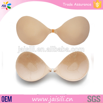 Sexy Girl Wear Bra Image Silicone Gel Invisible Push Up Bra