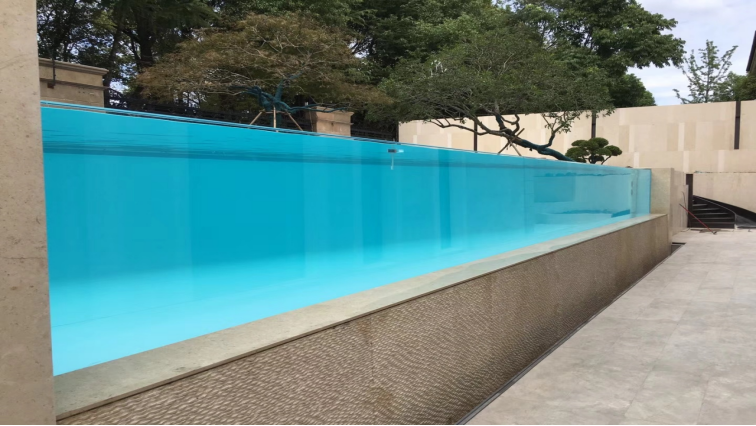 Acrylic Swimming Pool Side Board