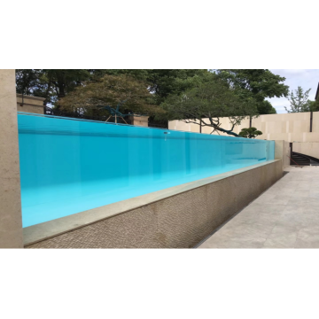 Acrílico resistente a 50 mm para anti-UV para piscina externa