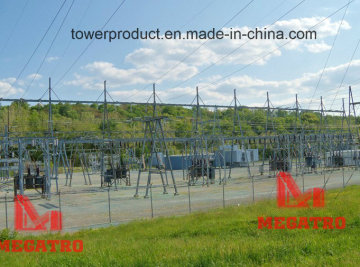 69kv Overhead Line Lattice Tower Near Substation (MGP-STS69)