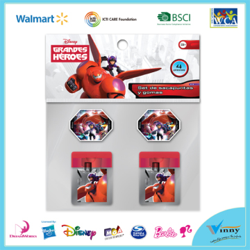 Big Hero Sharpener und Radierer Set