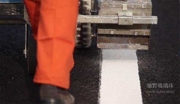 glass beads for road marking construction