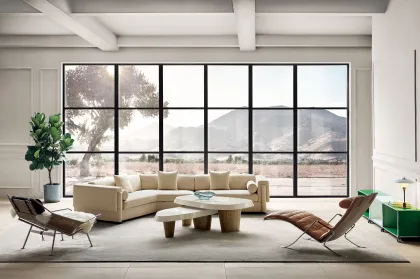 Modern Minimalist Tech Leather Lazy Sofa