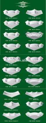 Waterproof Decorative Gypsum Fiberglass Ceiling Light Trough