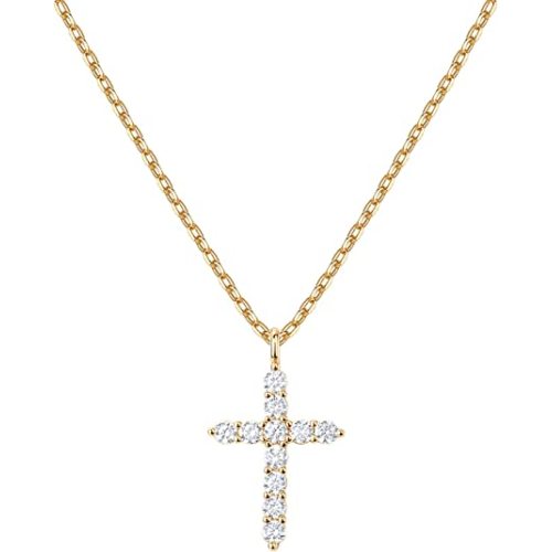 Gold Plated Cross Necklace for Women Gold Necklaces