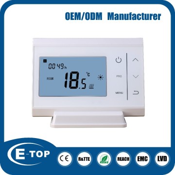 24 hour programmable wireless room thermostat for boiler heating system