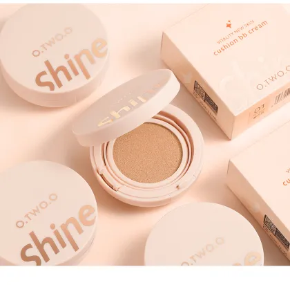 O.TWO.O Air Cushion BB Cream: Full Coverage, Waterproof, Long-Lasting Concealer Compact