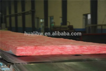 30mm cheap red 32kg/m3 density glass wool blanket