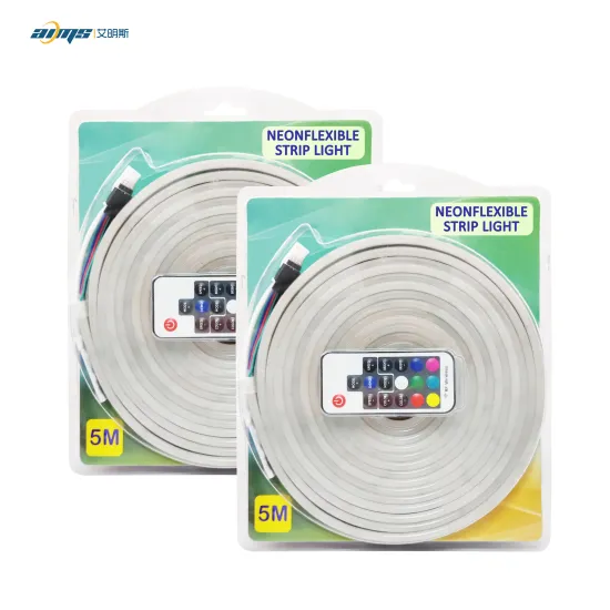 6x12mm RGB Neon Flex Light Kit - 5m Waterproof LED Tubes with Remote Control