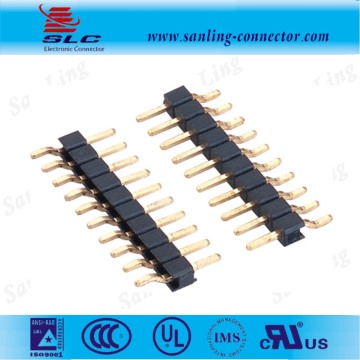 Right Angle SMT Pitch 1.0mm Pin Header Connector for PCB Board