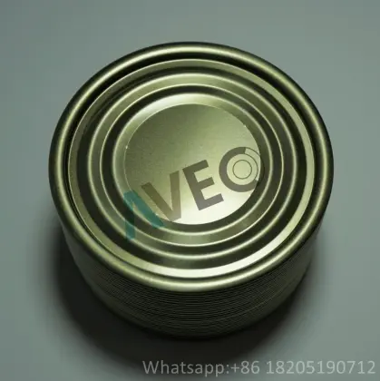 Metal tin can cover bottom ends