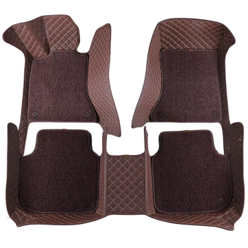 High-Quality Double-Layer Carpet Surface Car Floor Mats - Manufacturer Direct Sales