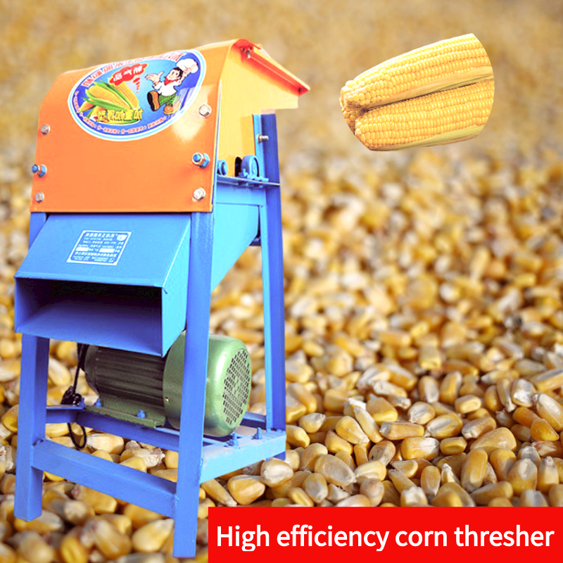 Agricultural Equipment Mini Maize Corn Thresher Machine Small Electrical Corn Sheller