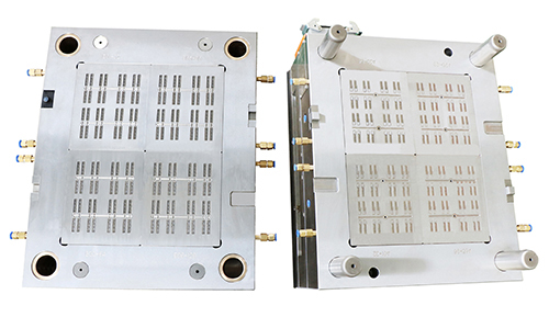 128 chamber semi - thermal flat emitter mold