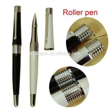 Gifts Pen with Liquid ink Roller Pen Computer engraving Dots pattern Office stationery Writing Instrument for Father's Gifts