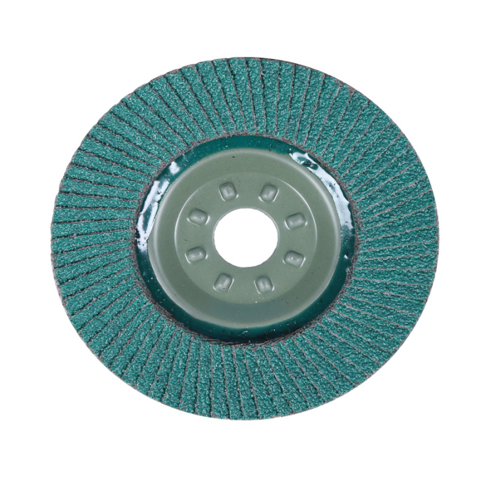Disco de colgajo de carburo de silicio verde para metal de acero