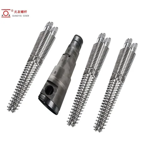 Bimetallic conical twin screw barrel para sa LVT/SPC/WPC sahig