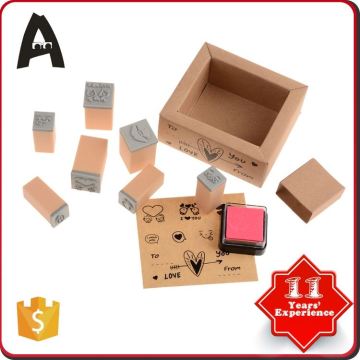 latest produc factory directly wooden stamp set