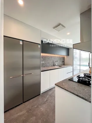 Smart Kitchen Cabinets: Custom 304 Stainless Steel Cabinets for an Attractive Home Furniture