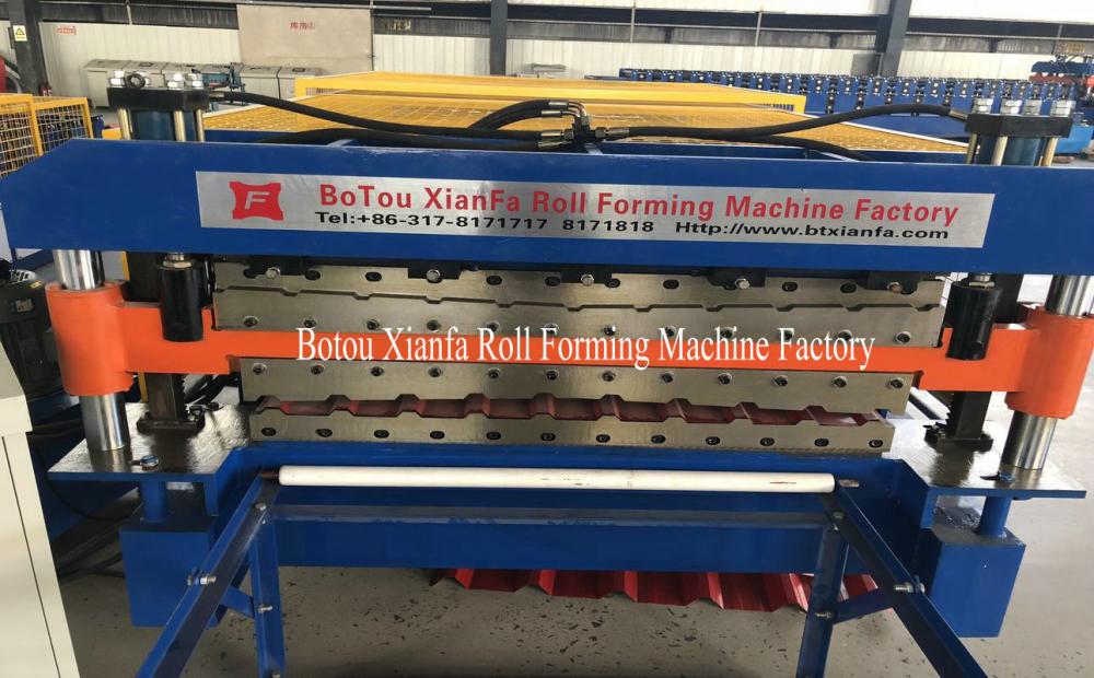 Roof and Wall Tile Double Deck Forming Machine