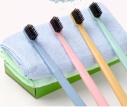 Couples toothbrush bamboo charcoal toothbrush