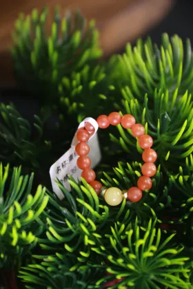 red captive bead ring