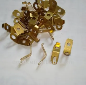 gold plated brass electrical contact stamping part