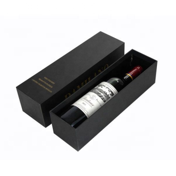 Boîte de cadeau de vin de papier d'emballage de vin de haute qualité