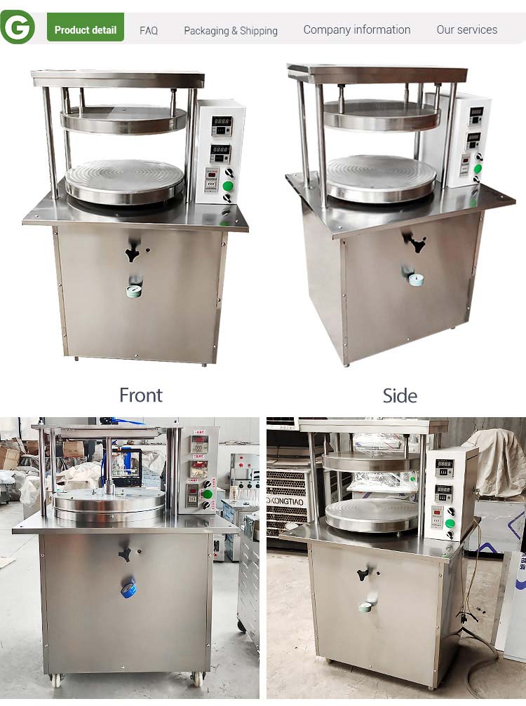 Jowar Roti Making Machine Automatic Rumali Jowar Industrial Heat Thin Flat Bread Pancake Roti Maker ...