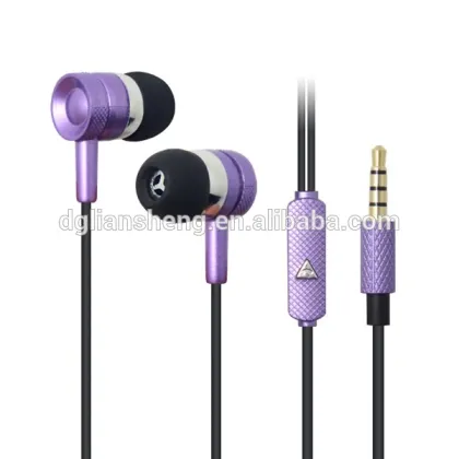 Super bass noise cancelling plastic headphones earphones earbud