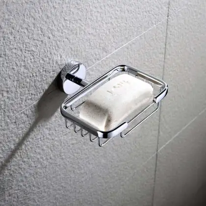 OEM ODM Fashionable Chrome Bathroom Hardware Set - Stainless Steel & Brass