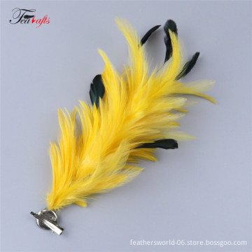Colorful Rooster Feathers: Brooches, Hair Accessories, Feather Hats, and Decorative Plumes for Fashion and Crafts