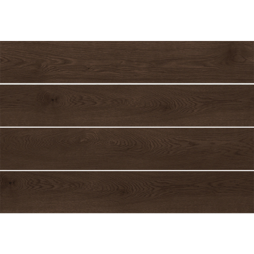 High-Quality Special Dark Brown Wood-Look Porcelain Tiles 150x900 for Walls and Floors