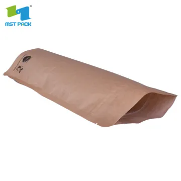 food grade laminated zipper empty tea bag packaging