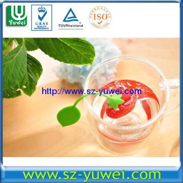 Lovely Designed Silicone Tea Filter Bag in Strawberry Shape